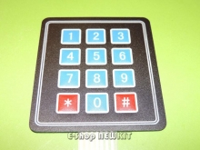 کی برد 3X4 ماتریسی