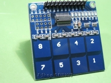 صفحه کلید 8 تایی خازنی