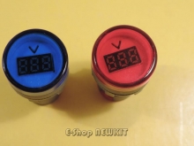 ولت متر دیجیتال AC چراغ سیگنالی