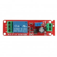 ماژول تایمر 555 با رله 12 ولت مونو استابل بدون تحریک