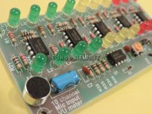 صوت سنج میکروفونی با 20LED مونتاژ شده