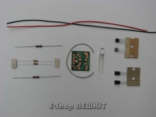 چشمک زن با یک LED دو رنگ قرمز و آبی سوپر  های-برایت