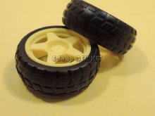 چرخ روبات زرد پهن خارجی