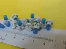 لامپ 12 ولت پایه دار با روکش آبی