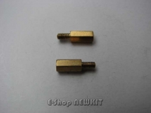 SPACER فلزی 10 میلی متری طلایی خارجی