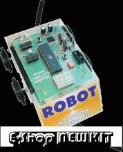 کیت ربات مسیر یاب با میکروکنترلر (AVR(ATMEGA32