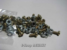 پیچ و مهره 3 در 6 میلیمتر - بسته 50 جفتی