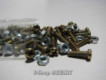 پیچ و مهره 3 در 10 میلیمتر - بسته 50 جفتی