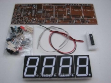 کیت ساعت دیجیتال با سون سگمنت بزرگ قرمز رنگ